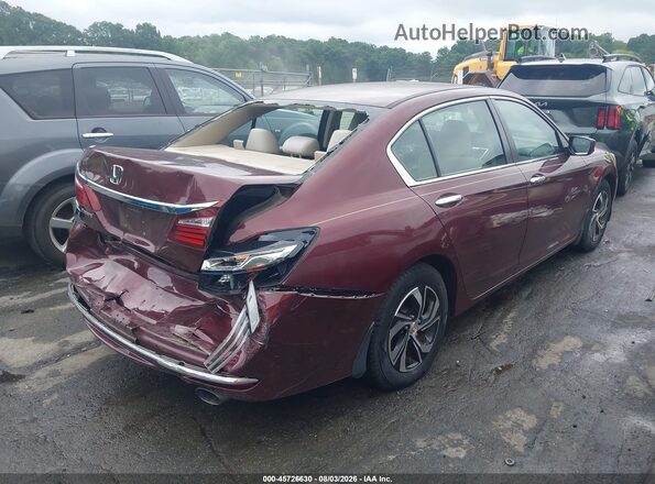 1HGCR2F39GA155264 2016 HONDA ACCORD Burgundy Rear right