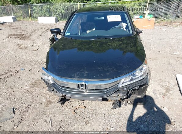 1HGCR2F39HA180618 2017 HONDA ACCORD Black Вид ззаду
