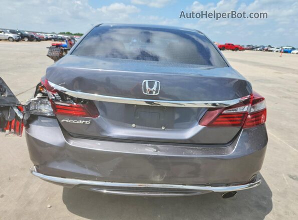 1HGCR2F39HA216467 2017 HONDA ACCORD Серый Вид сзади
