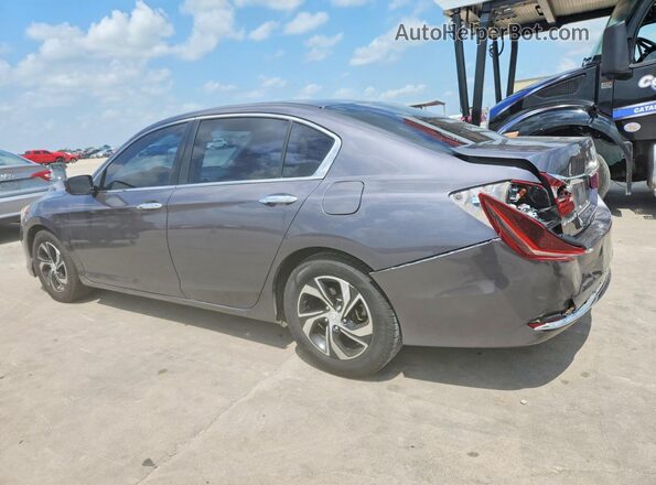 1HGCR2F39HA216467 2017 HONDA ACCORD Серый Задняя левая четверть