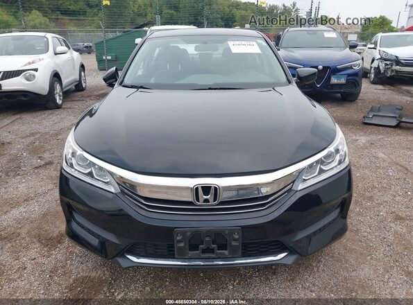 1HGCR2F39HA218543 2017 HONDA ACCORD Black Вид щитка приладів