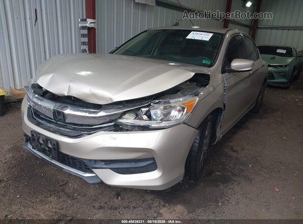 1HGCR2F39HA238761 2017 HONDA ACCORD Beige წინა მარცხენა ხედი სამი მეოთხედიდან