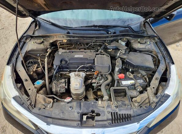 1HGCR2F3XGA070157 2016 HONDA ACCORD Black Rear interior view