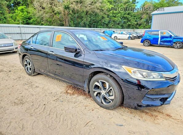 1HGCR2F3XGA070157 2016 HONDA ACCORD Black Front right
