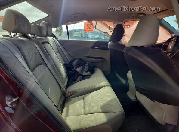 1HGCR2F3XGA222129 2016 HONDA ACCORD Burgundy Widok tylnych siedzeń