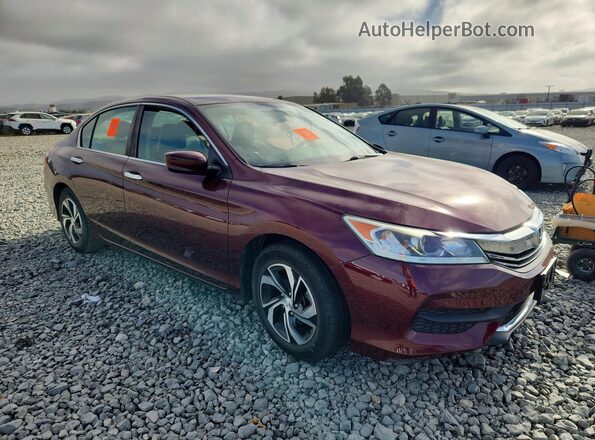 1HGCR2F3XGA222129 2016 HONDA ACCORD Burgundy Przód prawy
