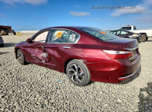 1HGCR2F3XGA222129 2016 HONDA ACCORD Burgundy Tył lewy