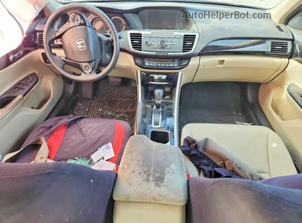 1HGCR2F3XGA222129 2016 HONDA ACCORD Burgundy Widok deski rozdzielczej