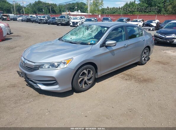 1HGCR2F3XHA055014 2017 HONDA ACCORD Silver Առջևի ձախ երեք քառորդ տեսարան