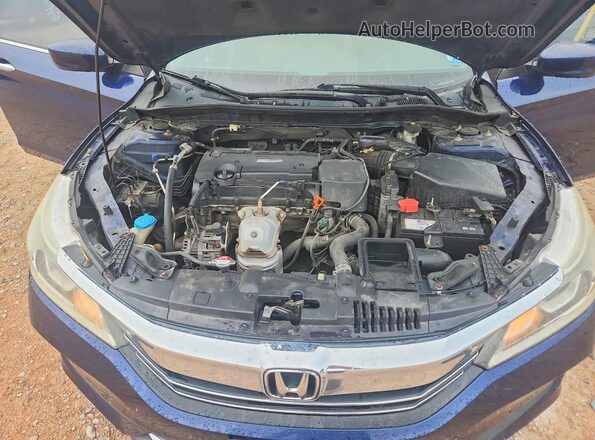 1HGCR2F3XHA246447 2017 HONDA ACCORD Blue Widok wnętrza z tyłu