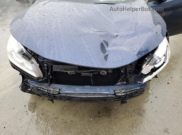 1HGCR2F3XHA252569 2017 HONDA ACCORD Синий Вид задней части салона