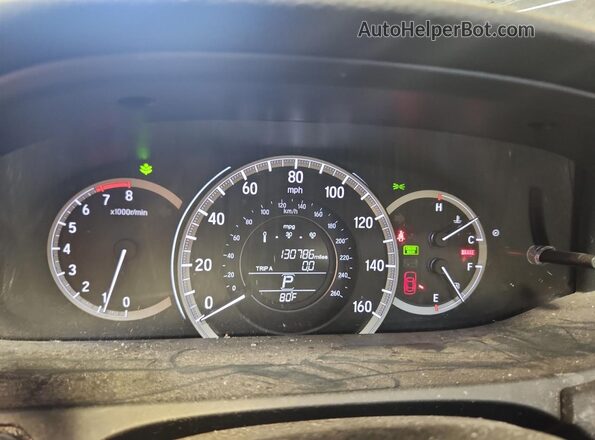 1HGCR2F3XHA272014 2017 HONDA ACCORD Black Instrument cluster view