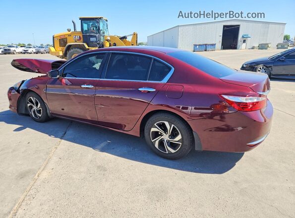 1HGCR2F3XHA285538 2017 HONDA ACCORD Burgundy Задня ліва чверть