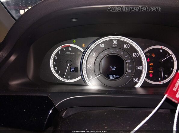 1HGCR2F41GA112675 2016 HONDA ACCORD Black Вид задніх сидінь