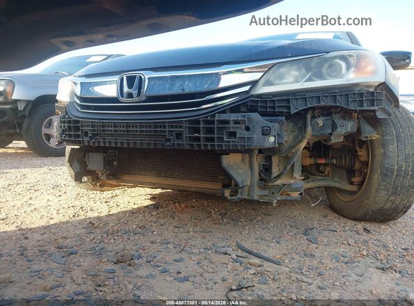 1HGCR2F4XGA139017 2016 HONDA ACCORD Black Front view