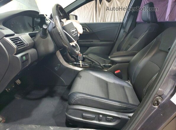 1HGCR2F50GA067320 2016 HONDA ACCORD Gray Vista interior delantera