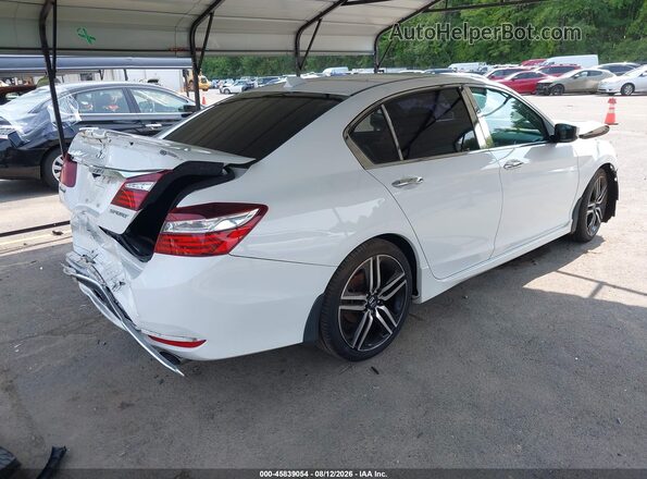 1HGCR2F50GA104897 2016 HONDA ACCORD White Հետևի աջ