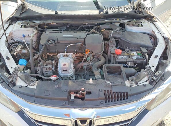 1HGCR2F50GA128052 2016 HONDA ACCORD Белый Вид задней части салона
