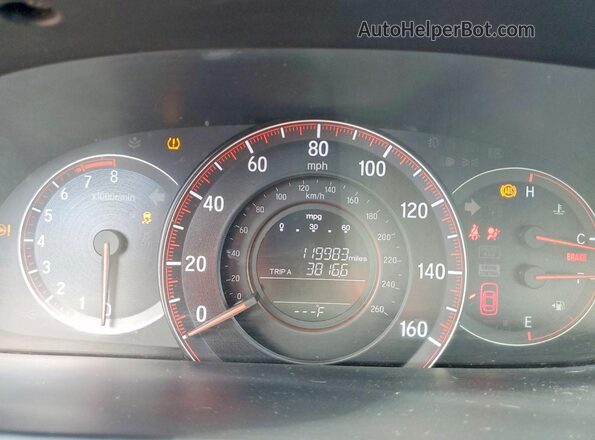 1HGCR2F50GA128052 2016 HONDA ACCORD Белый Вид щитка приборов
