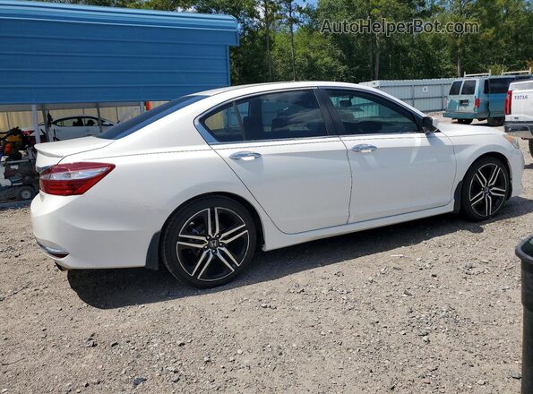 1HGCR2F50GA128052 2016 HONDA ACCORD Белый Задняя правая четверть