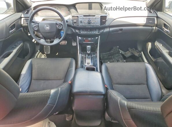 1HGCR2F50GA128052 2016 HONDA ACCORD Белый Вид панели приборов