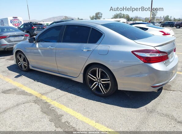 1HGCR2F50GA204952 2016 HONDA ACCORD Silver Rear left