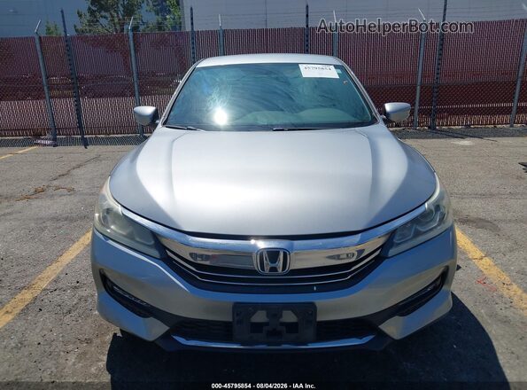 1HGCR2F50GA204952 2016 HONDA ACCORD Silver Instrument cluster view
