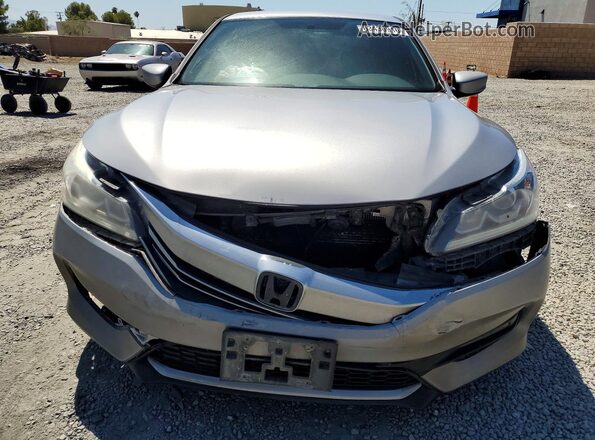 1HGCR2F50GA226904 2016 HONDA ACCORD Silver Դիմացի տեսք