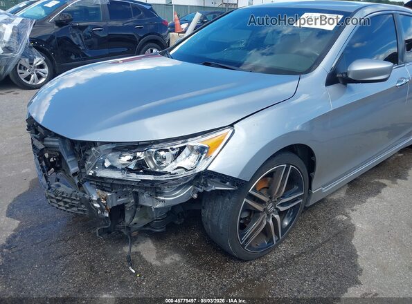 1HGCR2F50HA064919 2017 HONDA ACCORD Серебряный 