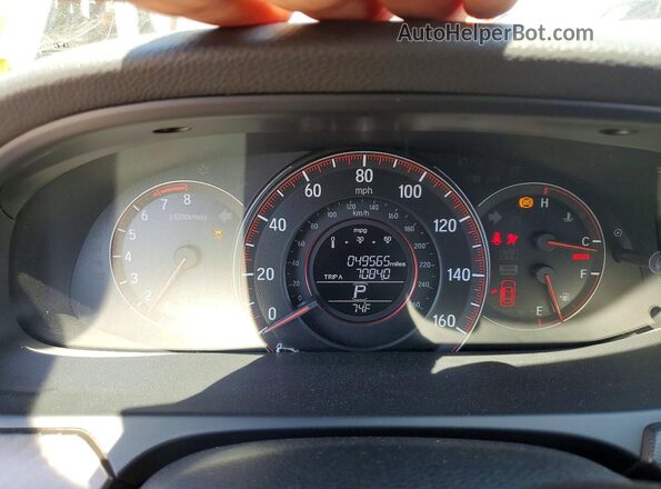 1HGCR2F50HA085818 2017 HONDA ACCORD Blue Instrument cluster view