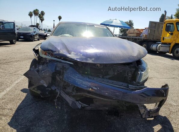 1HGCR2F50HA085818 2017 HONDA ACCORD Blue Front view