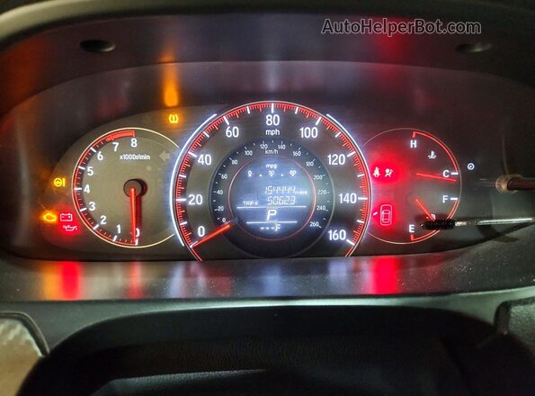 1HGCR2F50HA103993 2017 HONDA ACCORD Gray Вид щитка приладів