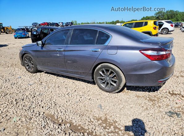 1HGCR2F50HA159450 2017 HONDA ACCORD Charcoal Tył lewy