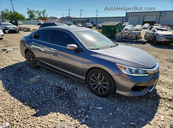 1HGCR2F50HA159450 2017 HONDA ACCORD Charcoal Przód prawy