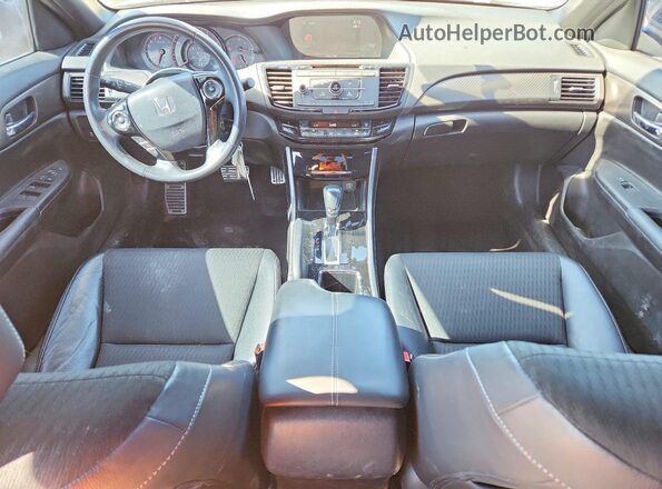 1HGCR2F50HA159450 2017 HONDA ACCORD Charcoal Widok deski rozdzielczej