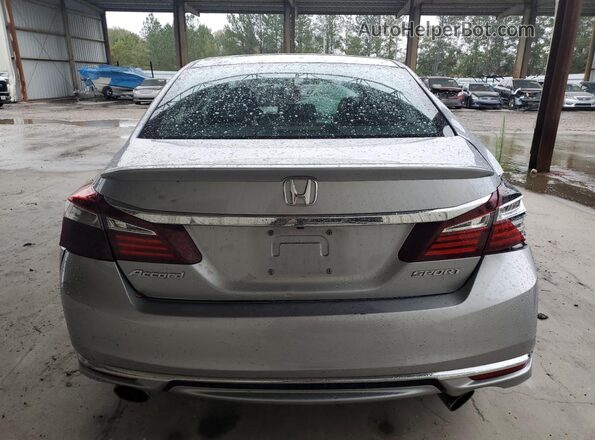 1HGCR2F50HA254459 2017 HONDA ACCORD Silver უკანა ხედი