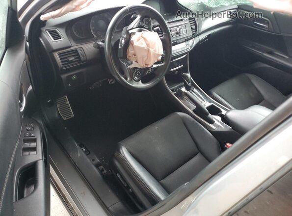 1HGCR2F50HA254459 2017 HONDA ACCORD Silver წინა პანელის ხედი