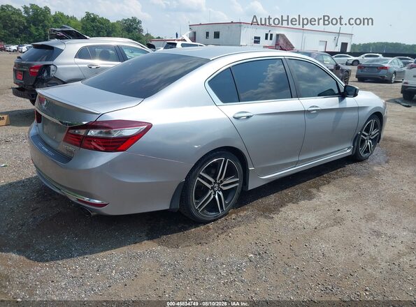 1HGCR2F51GA052289 2016 HONDA ACCORD Серебряный Задняя правая четверть