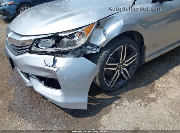 1HGCR2F51GA052289 2016 HONDA ACCORD Серебряный Вид спереди