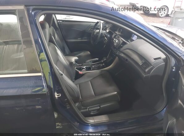 1HGCR2F51GA130666 2016 HONDA ACCORD Blue Սալոնի դիմացի տեսք