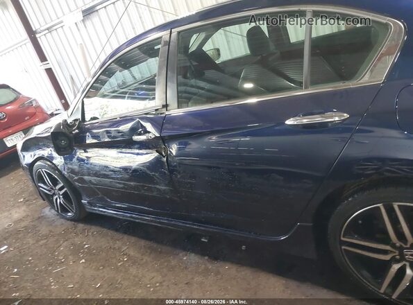 1HGCR2F51GA130666 2016 HONDA ACCORD Blue Սալոնի 360 աստիճան տեսք