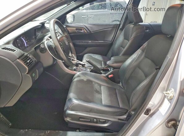 1HGCR2F51GA162419 2016 HONDA ACCORD Серебряный Вид салона спереди