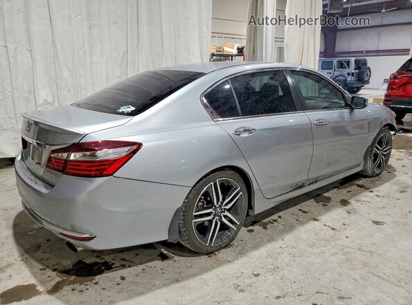 1HGCR2F51GA162419 2016 HONDA ACCORD Серебряный Задняя правая четверть