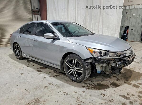 1HGCR2F51GA162419 2016 HONDA ACCORD Серебряный Передняя правая четверть