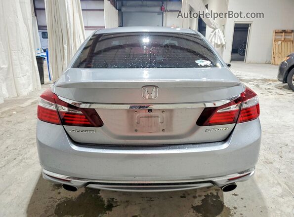 1HGCR2F51GA162419 2016 HONDA ACCORD Серебряный Вид сзади