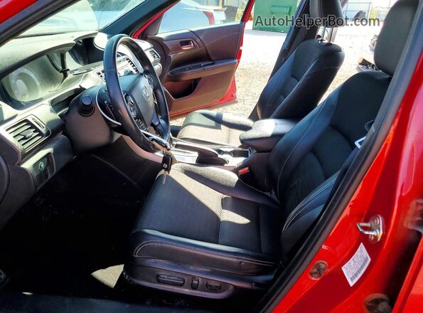 1HGCR2F51GA178426 2016 HONDA ACCORD Red Front interior view