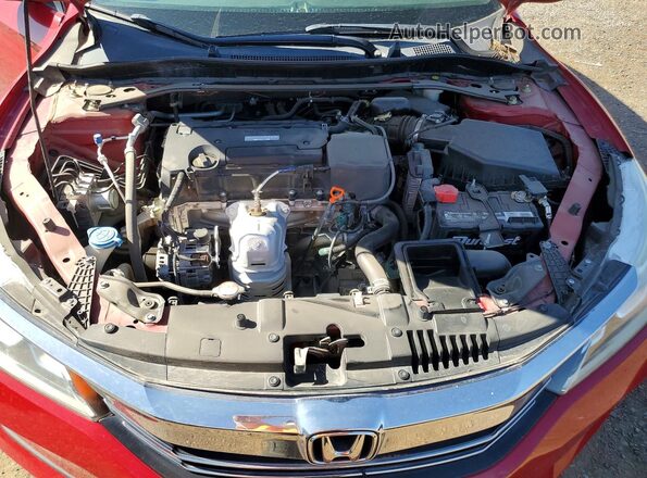1HGCR2F51GA178426 2016 HONDA ACCORD Red Rear interior view