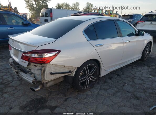 1HGCR2F51GA206502 2016 HONDA ACCORD White Vista frontal