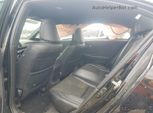 1HGCR2F51HA100214 2017 HONDA ACCORD Black Вид задніх сидінь