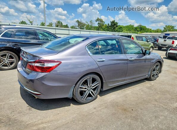 1HGCR2F51HA237704 2017 HONDA ACCORD Gray უკანა მარჯვენა